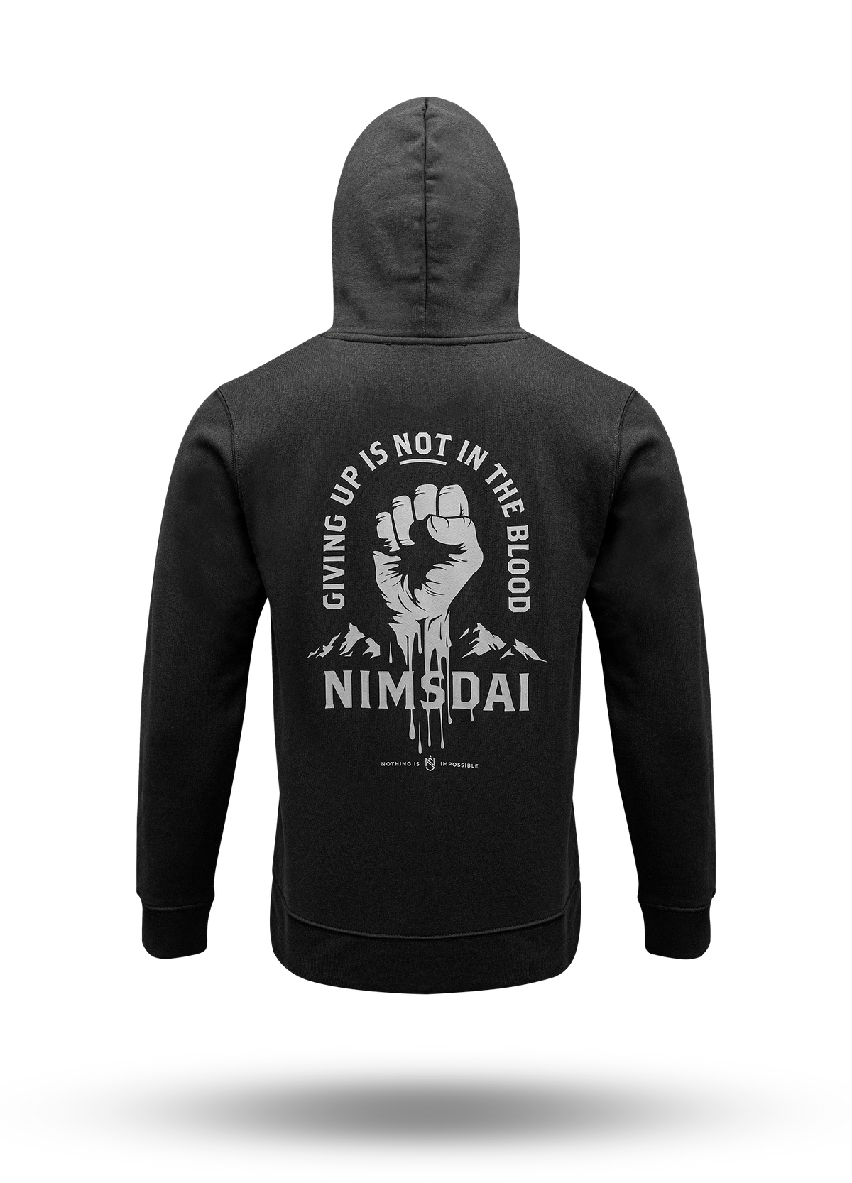 Giving Up Is Not In The Blood Classic Hoodie
