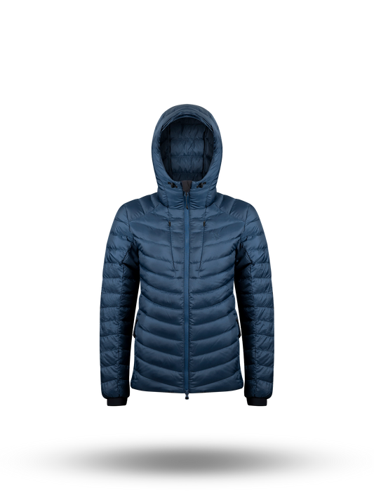 Vertex Down Jacket Blue Womens